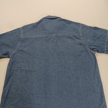 Bobbie Brooks BB159E Women's Blue Denim Floral Embroidered  Button Up Shirt Sz M image 15