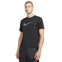 Nike Men&#39;s Dri-FIT Miler Running Top Black Size Xl New W Tag - £30.49 GBP