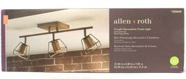 Allen &amp; Roth 1020649 Three LED Light Decorative Track Light Soft Gold Fi... - $54.99