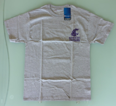 Champion NCAA Washington State Cougars Mens Short Sleeve T-Shirt Sz M Gr... - £9.46 GBP