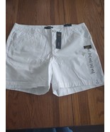 Lee Regular Fit Mid Rise White Shorts Size 14-Brand New-SHIPS N 24 HOURS - $54.33