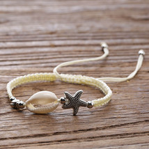 Hot Sale Creative Starfish Turtle Shell Bracelet Hand Knit Bracelets &amp; Bangle Be - £9.25 GBP