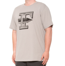 New CC FILSON Pioneer F Graphic USA Made Gray Size 3XL T-shirt Big Tall Fog - $23.70