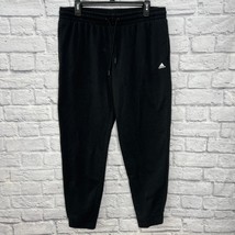 Adidas Womens Golf Jogger Pants Black Size L Knit Pockets Drawstring - £23.31 GBP