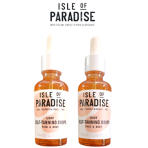Isle of Paradise Light Self-Tanning Drops Face &amp; Body 1.69fl.oz. (2 SET) - $21.99