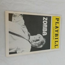 Zorba Playbill 1984 The Broadway Theatre Anthony Quinn Lila Kedrova Taro... - £4.68 GBP