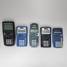 Texas Instruments Calculator Variety Lot of 5 (TI-83 Plus, TI-30XS, and ... - £40.31 GBP
