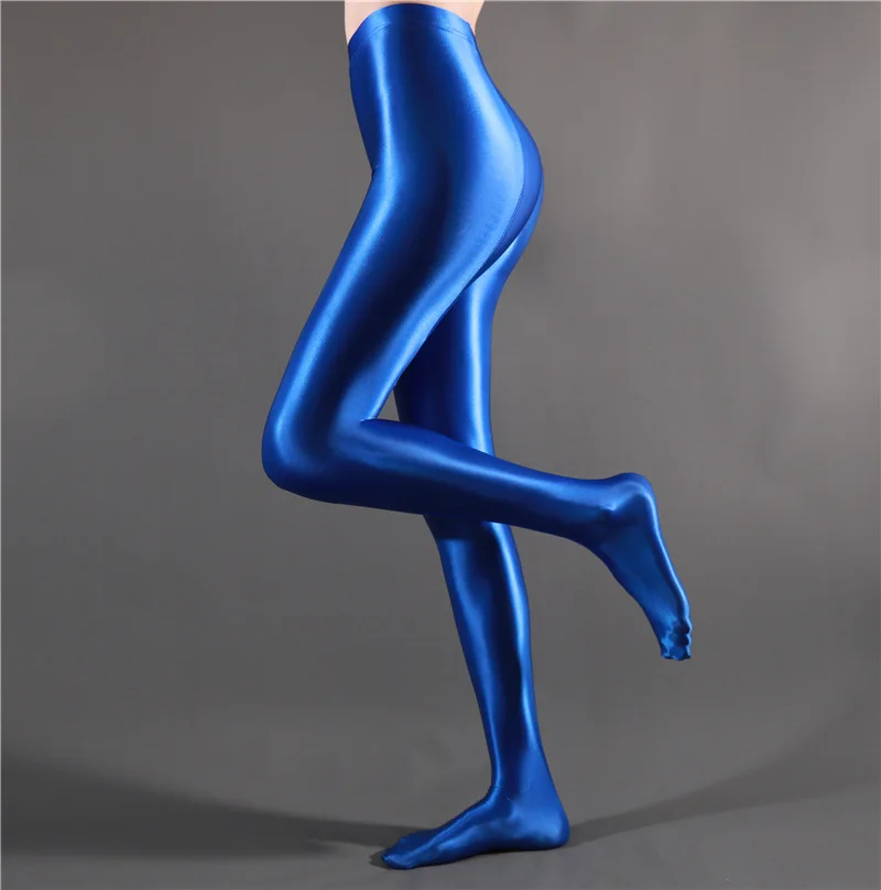 Sporting NEW Glossy Opaque Leggings Shiny High Waist Tights Ay Stockings A Pants - £23.43 GBP