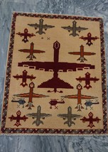 2&#39;2&quot; x 2&#39;8&quot; ft. Hand Knotted Traditional Wool Afghan War Rug - £123.73 GBP