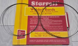 2 Starrett 1A Welded Band Saw Blade 5 Ft 8 Length 3/16" Width 25 Gage 6 ... - $17.81