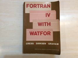 Fortran Iv With Watfor By Paul Cress - Softcover - 1968 - £12.78 GBP