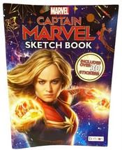 Marvel CAPTAIN MARVEL  2019 Sketch Book (Includes over 30 Stickers) New - $7.91