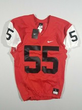 New Nike Men&#39;s Large Mach Speed Football Game Jersey Red White Black #55... - $26.00