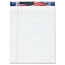 TOPS 75111 American Pride Writing Pad, Legal/Wide, 8 1/2 x 11 3/4, White, 50 She - £38.52 GBP