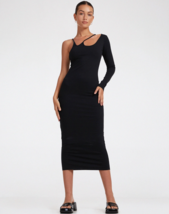 Motel Rocks Umage Kleid IN Lycra Schwarz (MR130) - £18.35 GBP