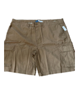 Men&#39;s Old Navy Cargo Straight Leg Brown Shorts Size 52 NWT - £14.60 GBP