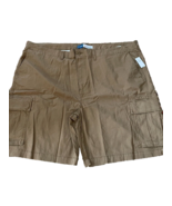 Men&#39;s Old Navy Cargo Straight Leg Brown Shorts Size 52 NWT - £14.58 GBP