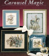Carousel Magic Portrait Canopy Wall Hanging Pillow Cross Stitch Patterns - £11.18 GBP