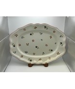 Villeroy &amp; Boch PETITE FLEUR Oval Serving Platter 14 3/8&quot; x 10 1/2&quot; - €79,51 EUR