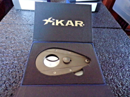 Xikar Xi3 Titanium F-2 Black Cigar Cutter, Aluminum body, Double guillotine NIB - £67.94 GBP