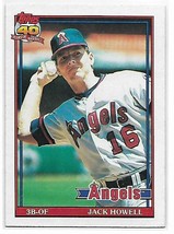 1991 Topps #57 Jack Howell NM-MT Angels - £1.29 GBP