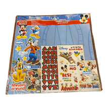 Trends Disney Mickey Mouse &amp; Friends Scrap Book Page Kit 12&quot; X 12&quot; *New - £18.08 GBP