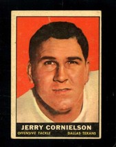 1961 TOPPS #135 JERRY CORNELISON VG+ TEXANS UER *X98276 - £3.09 GBP
