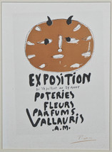 &quot;Poteries, Fleurs, Parfums, Vallauris&quot; by Picasso Signed Lithograph 10&quot;x7&quot; - £1,471.35 GBP