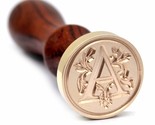 Medieval Traditional Initial Alphabet Wax Seal Stamp, Brass Head Wooden ... - $12.99
