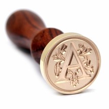 Medieval Traditional Initial Alphabet Wax Seal Stamp, Brass Head Wooden ... - $13.99