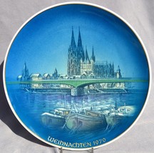 ROSENTHAL 1970 CHRISTMAS WEIHNACHTEN Plate: Christmas in Köln (Cologne) - $14.95