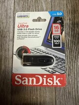 SanDisk Ultra USB 3.0 Flash Drive - 16 GB - 100 MB/S - BRAND NEW - $11.76