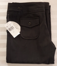 NWT Speechless Black Polyester Flat Front Pin Striped Capri pants Junior... - £10.04 GBP