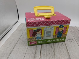 Vintage J. Chein &amp; Company Toy Mini Doll Carrier with Drawers Made In USA - $49.95