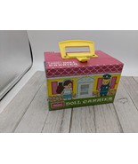 Vintage J. Chein &amp; Company Toy Mini Doll Carrier with Drawers Made In USA - $49.95