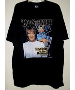 Rod Stewart Concert Tour T Shirt Vintage 2007 Rockin&#39; In The Round Size ... - £50.81 GBP