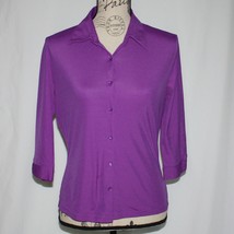 Smart Set Women&#39;s Purple Blouse Top Shirt size M - $7.69