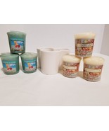 Yankee Candle Votive 3 Wick 3 Votive Holder + 6 Votives Linen &amp; Bahama B... - €21,48 EUR