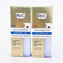 ROC Multi Correxion Even Tone Lift Resurfacing Serum 1oz Lot of 2 - £20.77 GBP