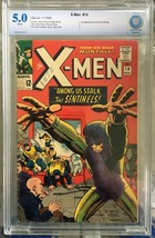 X-Men #14 (1965) CBCS 5.0 -- White pgs; 1st Sentinels; Stan Lee &amp; Jack Kirby CGC - £596.23 GBP