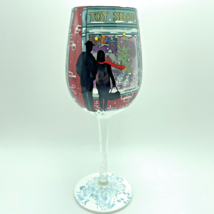 Lolita Hand Painted Wine Glass A Kid at Heart 15 oz  with Drink Recipe on Bottom - $29.00