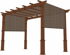 8&#39; X 12&#39; Universal Pergola Shade Cover Replacement Canopy With Grommets ... - $61.96