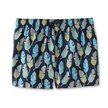 Roebuck &amp; Co Men&#39;s Swim Trunks Shorts Size Small Navy Feathers NEW - £15.32 GBP