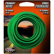 Coleman Cable 56422033 16-Gauge 24-Foot Automotive Copper Wire, Green - $19.58