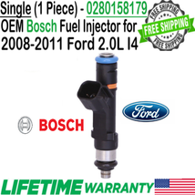 Genuine Bosch Single Fuel Injector for 2010, 2011 Ford Transit Connect 2.0L I4 - £29.99 GBP