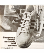 1971 Converse Coach Sneakers Advertisement Footwear Fashion Vintage DWF11 - $35.07 CAD
