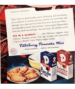 1947 Pillsbury Pancake Mix Advertisement Vintage Baking Breakfast Food D... - $27.40 CAD