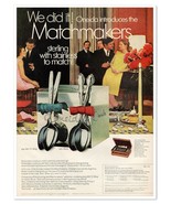 Oneida Matchmakers Will &#39;O&#39; Wisp &amp; Dover Flatware Vintage 1968 Print Mag... - £7.62 GBP