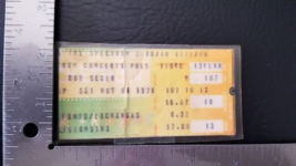Bob Seger / Pat Travers - Vintage Laminated November 04 1978 Concert Ticket Stub - £14.08 GBP