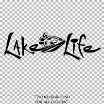 Lake Life stickers VINYL DECALS water worship wave runner jet ski aquatic sport - £5.69 GBP